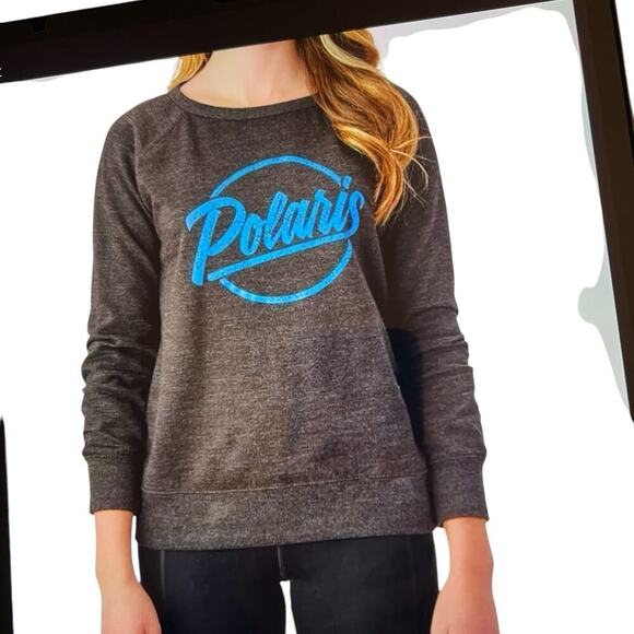 POLARI S women’s size small sweatshirt, blue NWOT - Picture 2 of 5